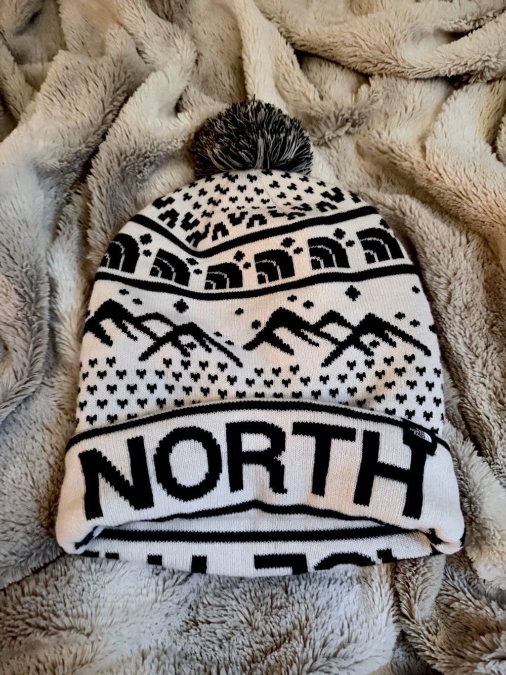 The North Face pom beanie